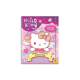 Hello Kitty Sticker Coloring book